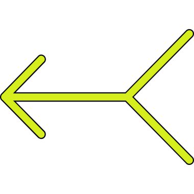 ok simgesi vektör illüstrasyonu