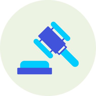 Hukuk simgesinin vektör illüstrasyonu