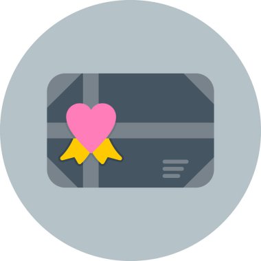 aşk harfi vektör çizimi