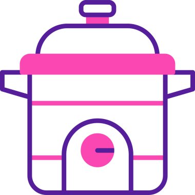 Yemek. Web simgesi basit illüstrasyon