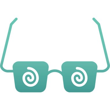 gözlük vektör tasarımı illüstrasyonu