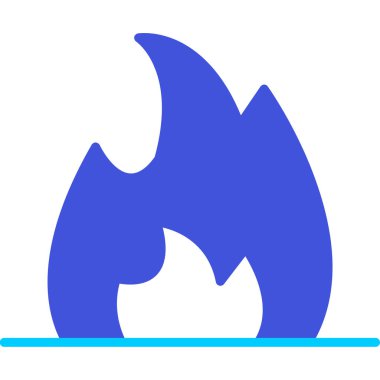 ateş Ağı simgesi basit tasarım