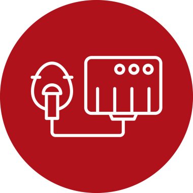 Modern b 'nin vektör illüstrasyonu eksik simgesi