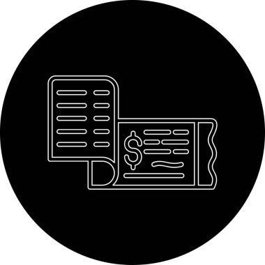 fatura dolar para simgesi, özet biçimi