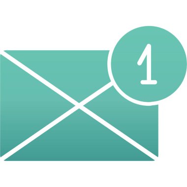 Vektör e- posta ağı Simgesi