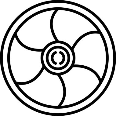 Çiçek. Web simgesi basit illüstrasyon