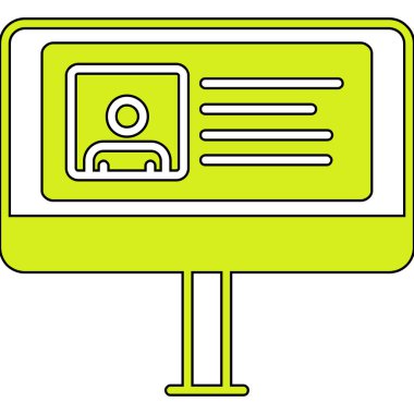 Bir kitap simgesinin vektör illüstrasyonu