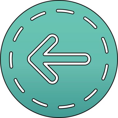 donut simgesi vektör illüstrasyonu