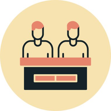 İnsan simgesinin vektör illüstrasyonu