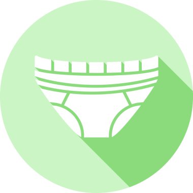 Pamuk İç Çamaşırı Web simgesi, vektör illüstrasyonu