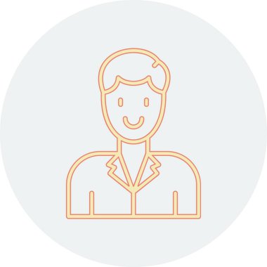 Man avatar profil resim çerçeve simgesi