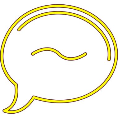 Sohbet balonu Basit tasarım