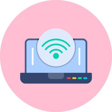 Bilgisayar. Web simgesi basit illüstrasyon