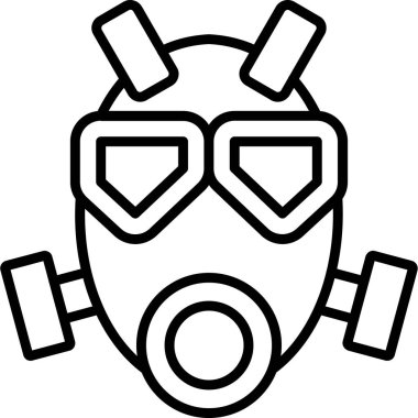 Gaz Maskesi. Basit tasarım