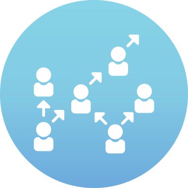 Web, mobil ve mobil için iş vektörü simgesi modern basit vektör çizimi