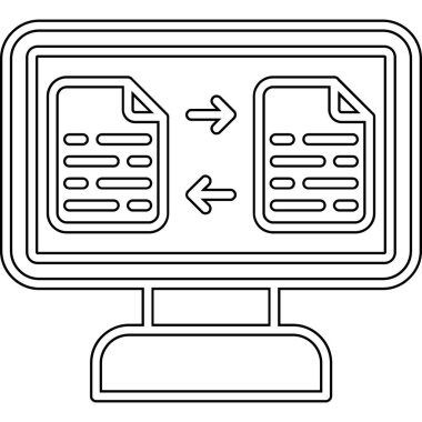 qr kodu ve qr kodu ile bilgisayar ekranı