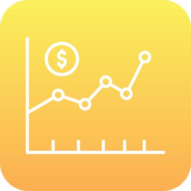 grafik simgesinin vektör illüstrasyonu