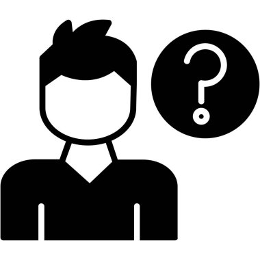 avatar kişi soru simgesi özet biçimi