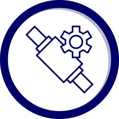 Modern bir onarımın vektör çizimi