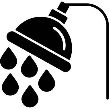 Duş musluğu. Web simgesi