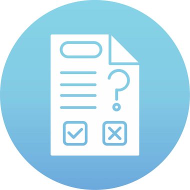 Kontrol listesi simgesi vektör illüstrasyonu