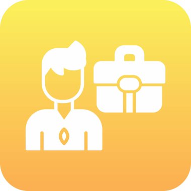 İş ve finans simgesinin vektör illüstrasyonu