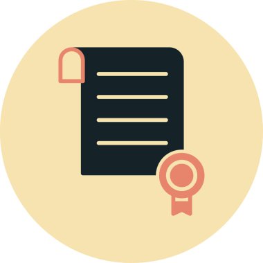 Vektör belgesi Simge illüstrasyonu