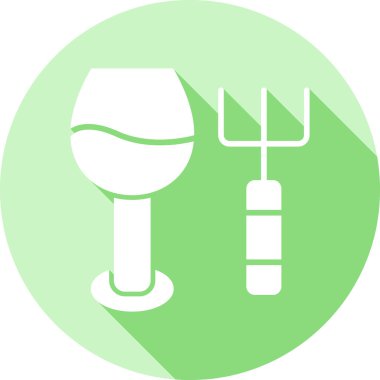 Şarap şişesi. Basit tasarım