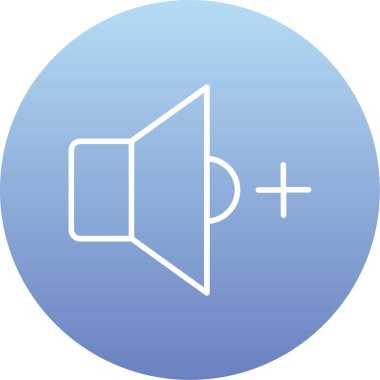 dış hat biçiminde ses ses hacmi simgesi