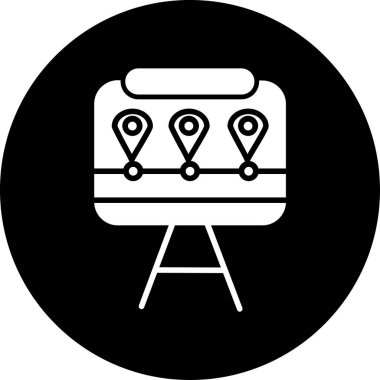 Modern oto tamir simgesinin vektör illüstrasyonu