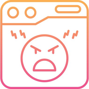 kızgın bir yüz ifadesi.