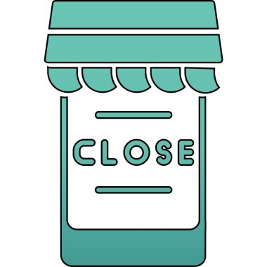 Mağaza. Basit resimleme