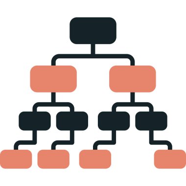 ağ simgesi. Web tasarımı için basit bağlantı vektör simgesi çizimi