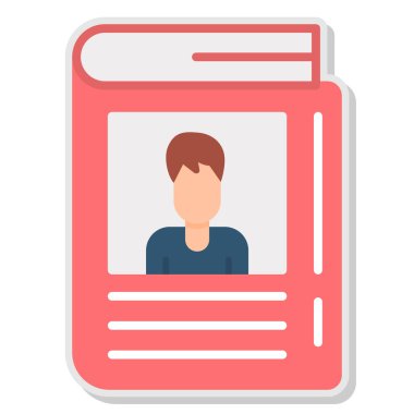 Kimlik kartı vektör çizim