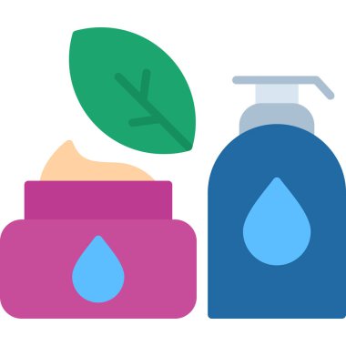 banyo ve hijyen ikonu, vektör çizimi beyaz arkaplanda izole