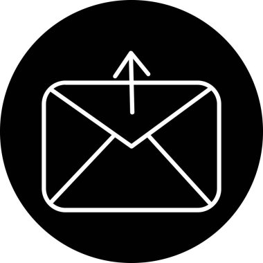 zarf simgesi vektör illüstrasyonu