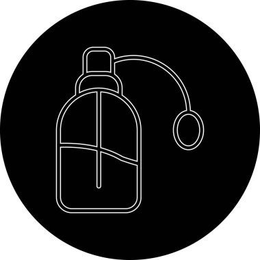 Şişenin modern bir simgesinin vektör çizimi