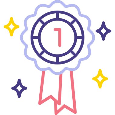 Ödül. Web simgesi basit illüstrasyon