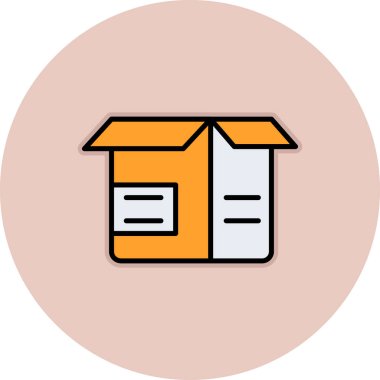 parsel kutusu vektör illüstrasyonuName