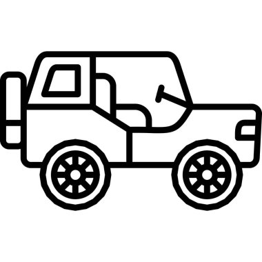 Kırık araç simgesi vektör illüstrasyon tasarımı