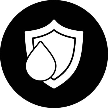 kalkan ikon vektör illüstrasyonu