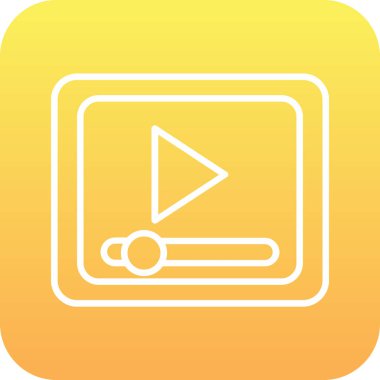 Oynatma düğmesi vektör çizimi