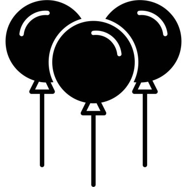 Kalpli balonlar. Basit simge