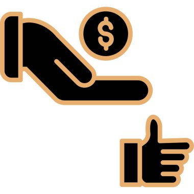 para el hareketi vektör illüstrasyonu