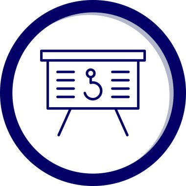 Takvim simgesinin vektör illüstrasyonu