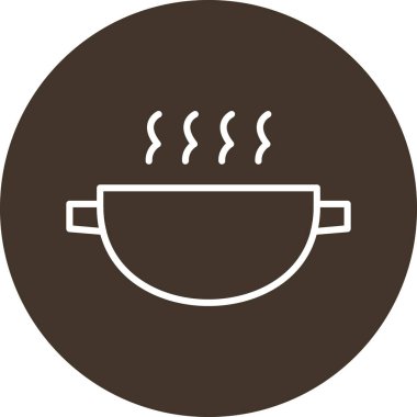 Moda tarzında izole edilmiş sıcak kahve fincanı simgesi