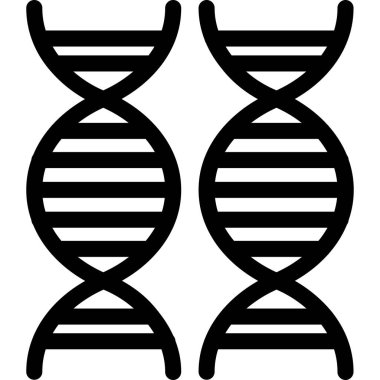DNA simgesi. vektör illüstrasyonu