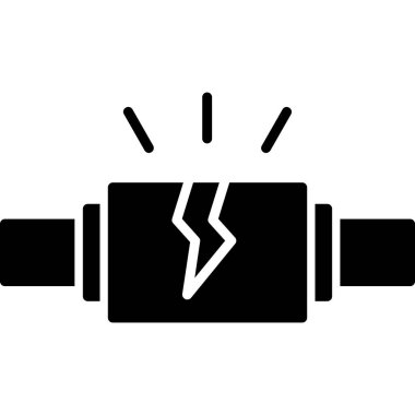 flaş simgesi vektör illüstrasyonu