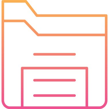 Dosya biçiminin vektör illüstrasyonu, dosya simgesi