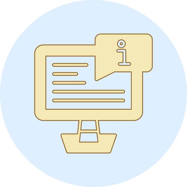 Konuş. Web simgesi basit illüstrasyon